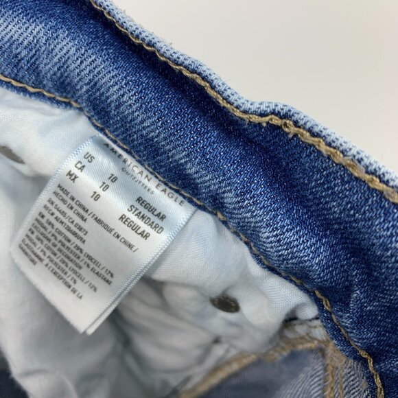 American Eagle Jeans Highest Rise 90s Boyfriend Distressed Rip - Picture 14 of 14